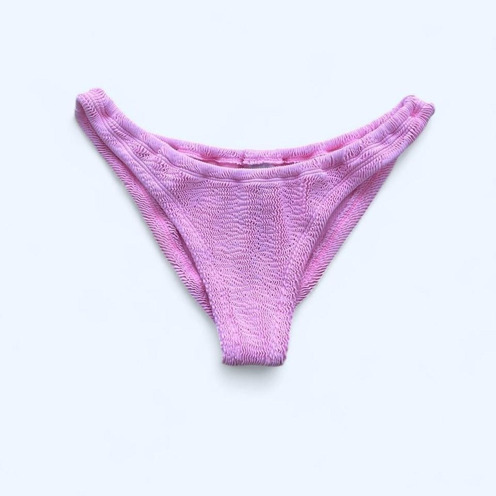 Pink textured swim bottoms‎ size L by Kut Swim